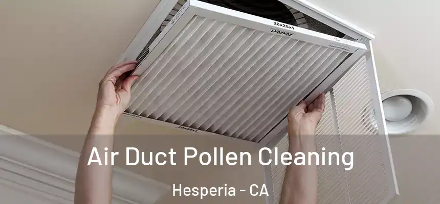 Air Duct Pollen Cleaning Hesperia - CA
